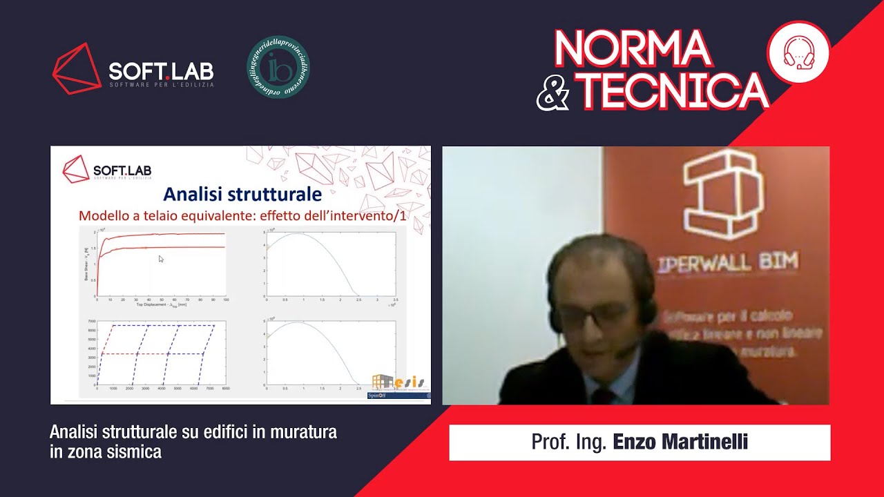 Analisi strutturale su edifici in muratura in zona sismica - Prof. Ing. Enzo Martinelli