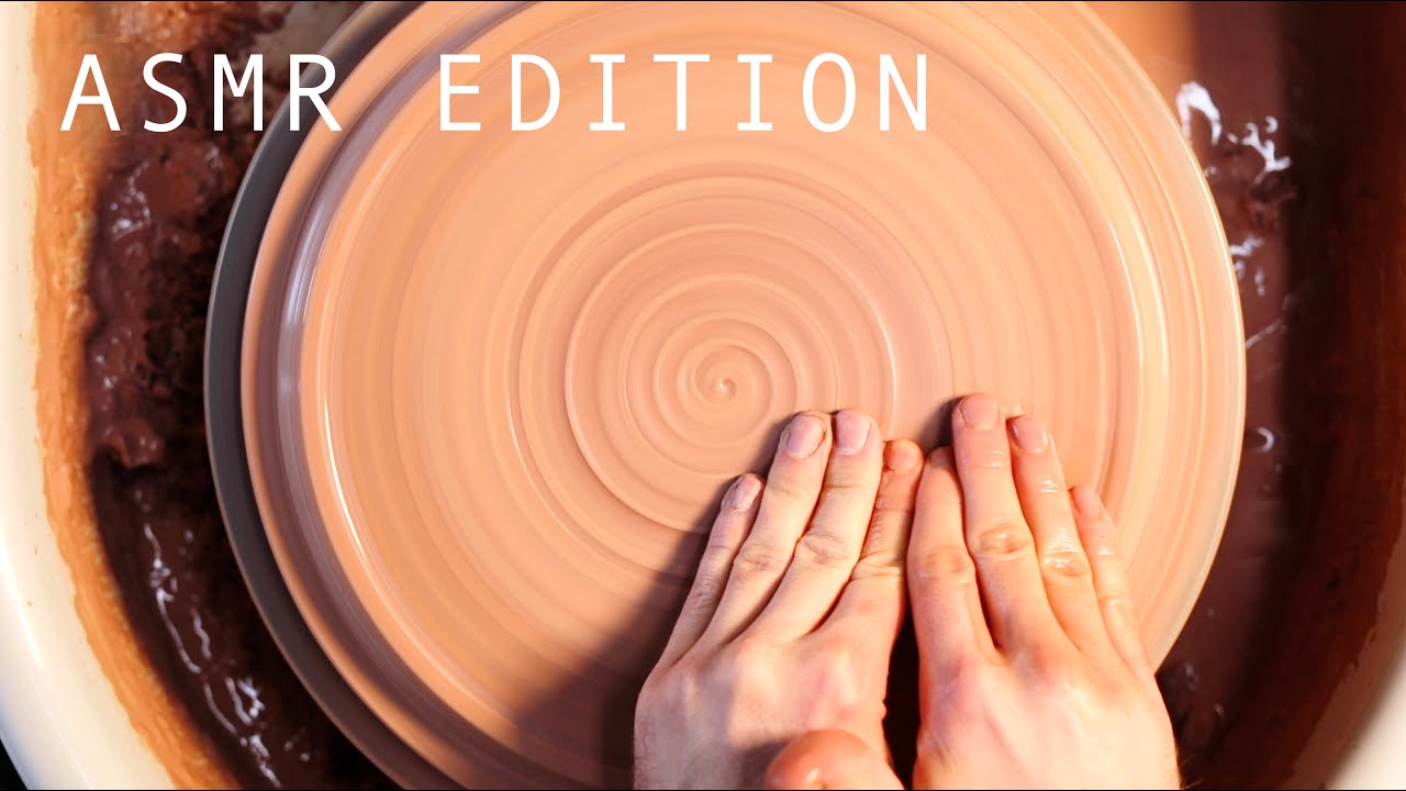How to Throw A Pottery Dinner Plate — ASMR Edition