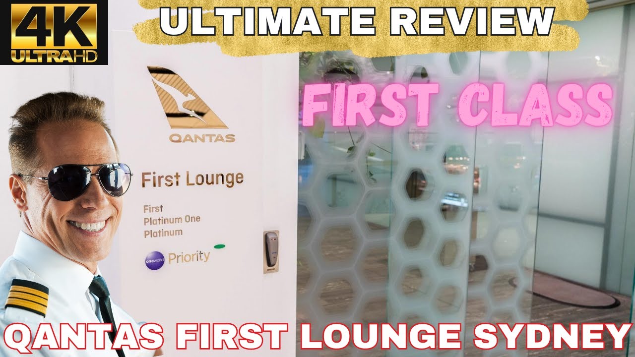 4K | Australia's Best! Ultimate Luxury: Qantas First Class Lounge Sydney