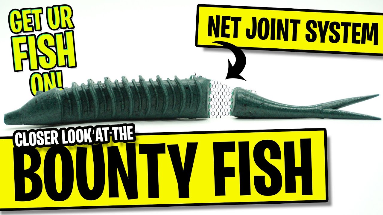 Jackall Bounty Fish Topwater Bass Fishing Soft Plastic Glide Bait