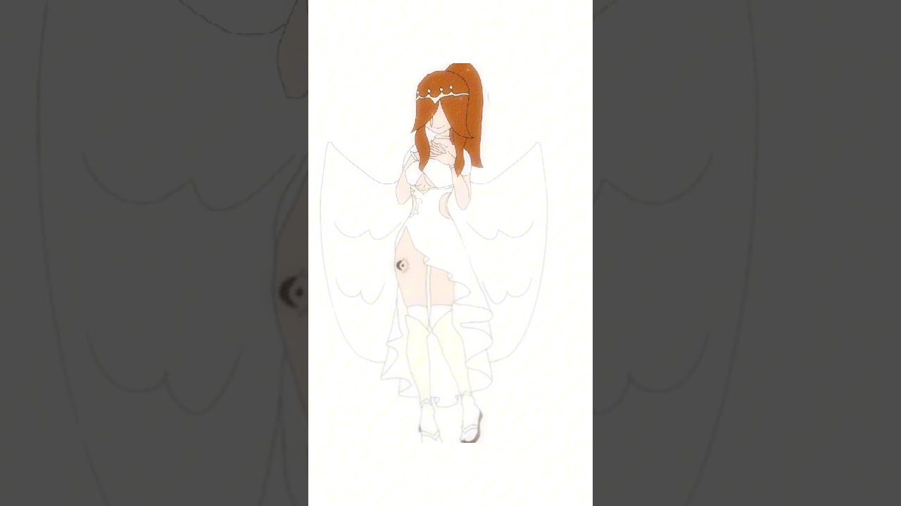 Chloe as a Goddess!? I was too lazy to draw the eyes-