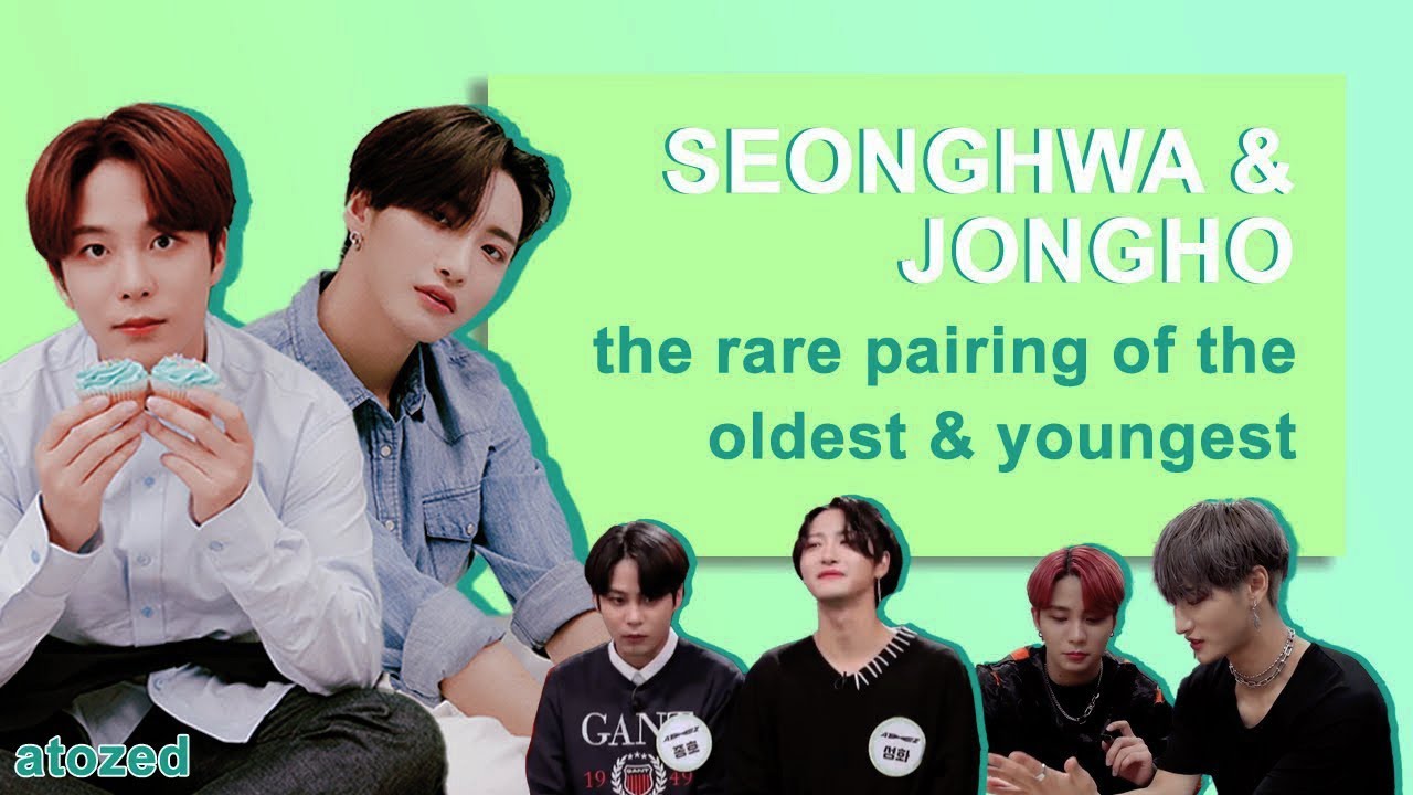 Moments between ATEEZ's oldest and youngest