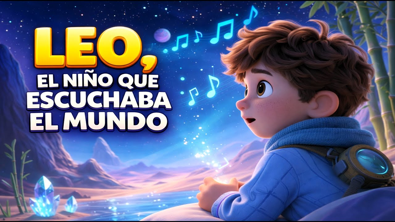 Leo, el ni&ntilde;o que escuchaba el mundo - Cuento Ilustrado para Ni&ntilde;os