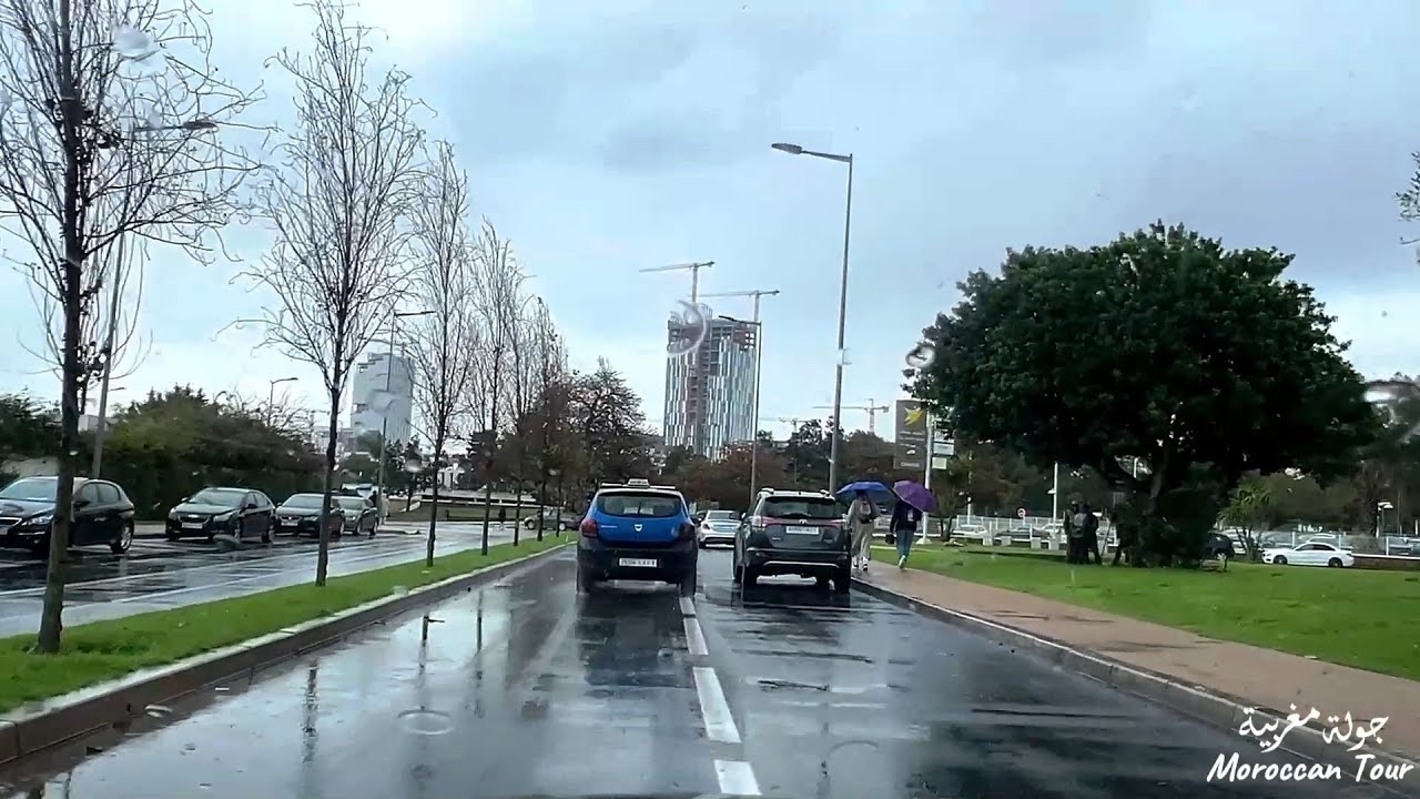 RABAT شوف جولة في منظر خيالي جنة فوق الارض بالشيخ زايد مدينة العرفان إلى شوارع الفاسي والجيش الملكي