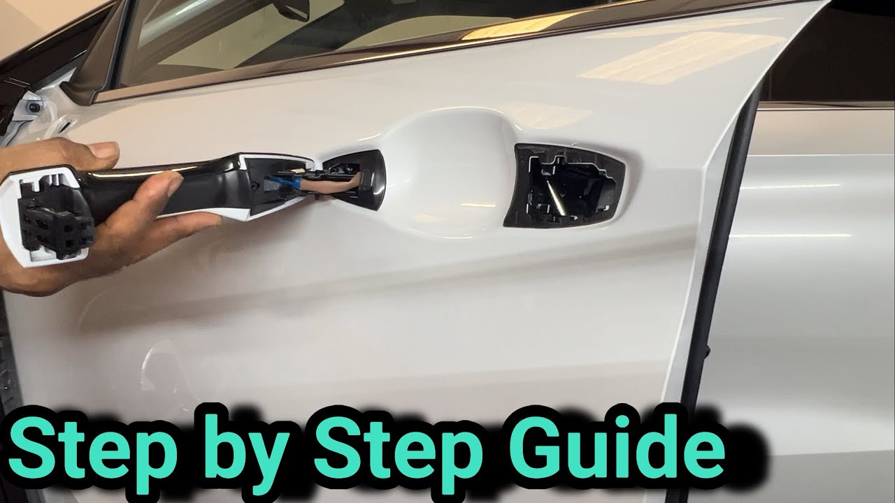 How to remove/replace a Mitsubishi Outlander door handle