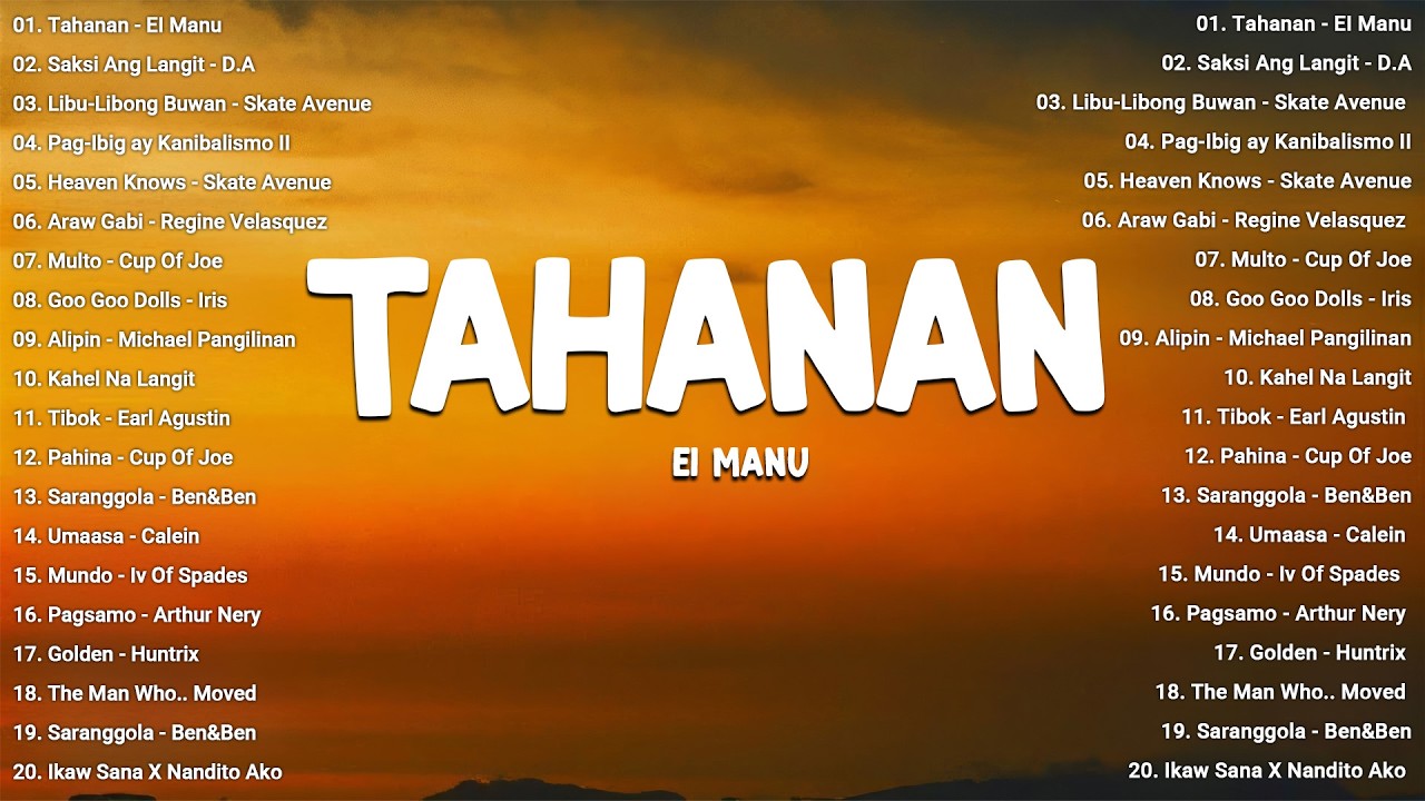 Tahanan - El Manu | Top Hits Philippines 2026 🎹 OPM Trending Mix | Best Tagalog Love Songs Acoustic🎸
