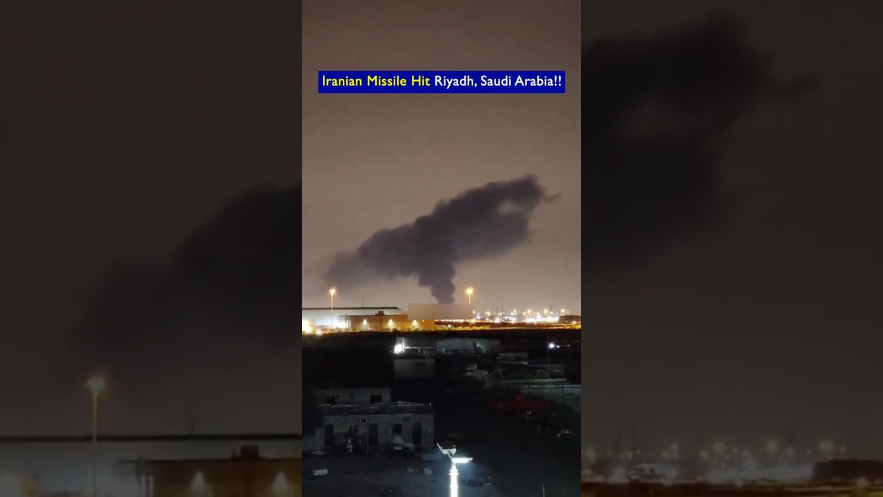 Iranian Ballistic Missile Strike Riyadh Saudi Arabia!
