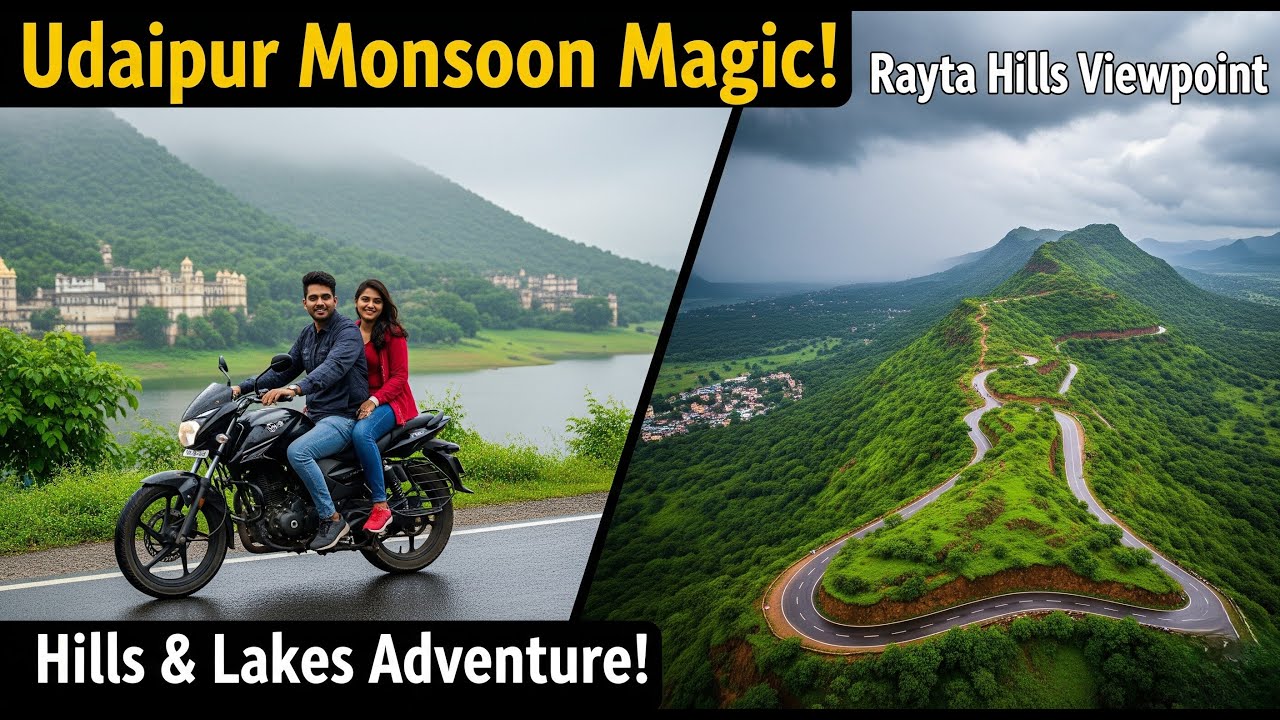 Udaipur की Hidden Gems: Bahubali Hills & Rayta Viewpoint Vlog 🚴‍♂️ | Offbeat Rajasthan Travel