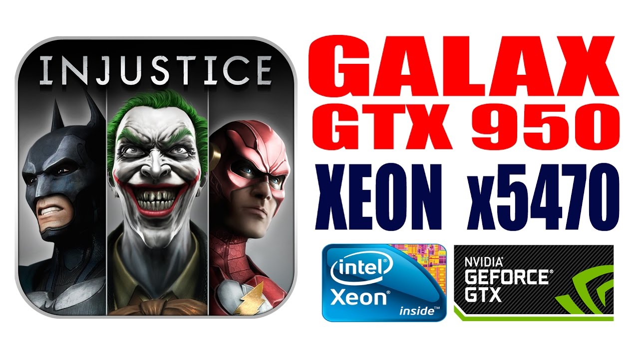 Injustice: Gods Among Us Gameplay - Xeon x5470 - Galax GTX 950 EXOC [PT-BR]