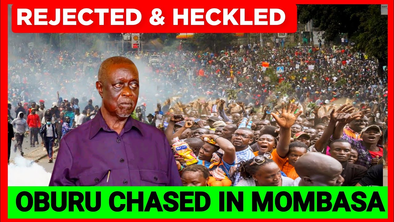 Toka Hapa! Msaliti! Oburu & Other ODM Leaders Chased & Heckled in Mombasa for Removing Sifuna 