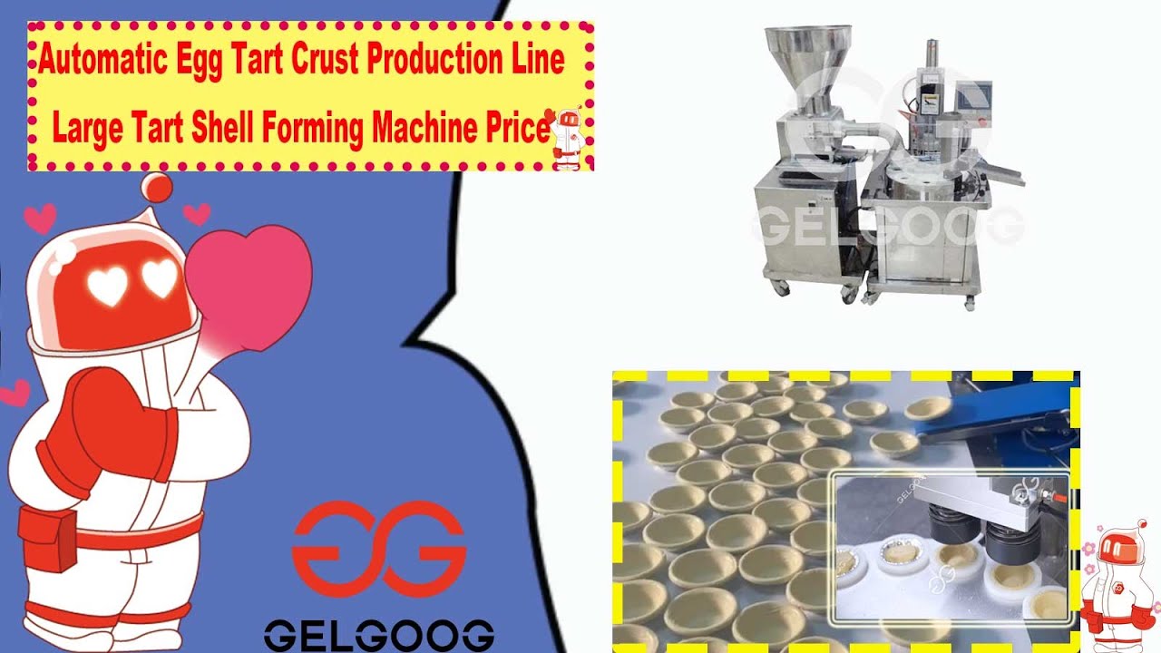 Automatic Egg Tart Crust Production Line Large Tart Shell Forming Machine Price