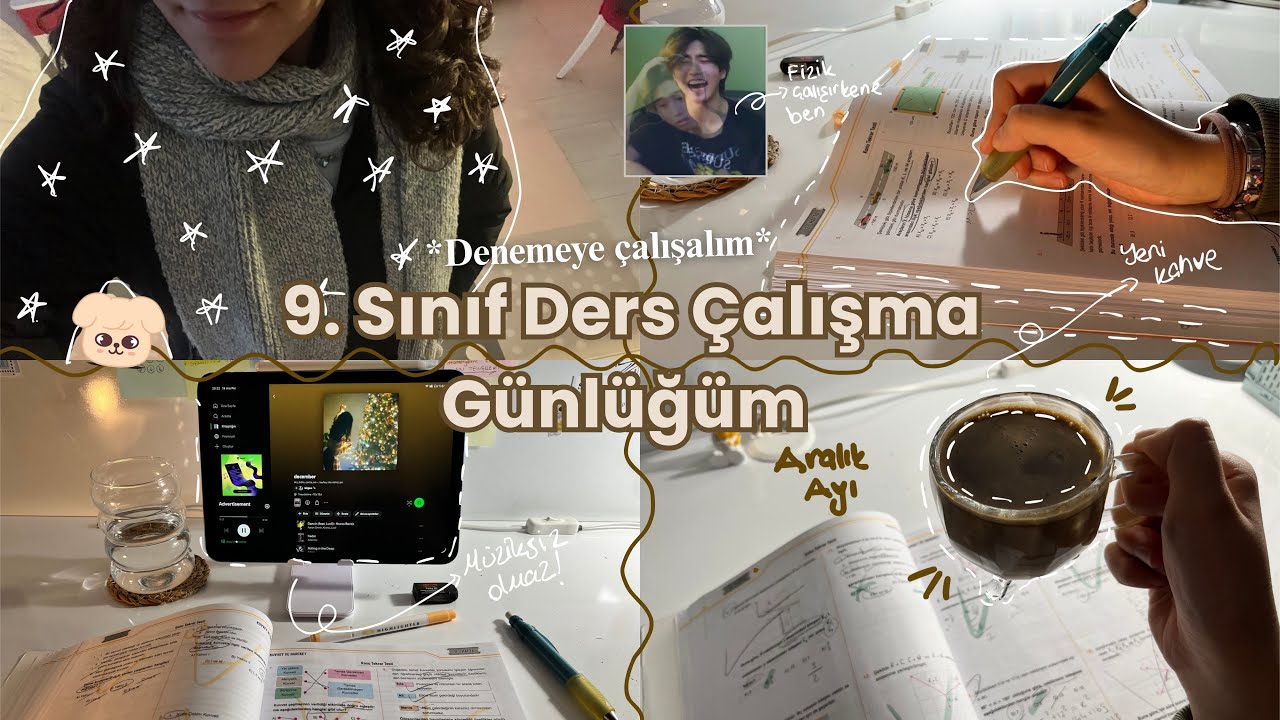 Sabah + Akşam *OKUL* Rutinim🏫 | Deneme sınavı, fizik, biyoloji, matematik…👾