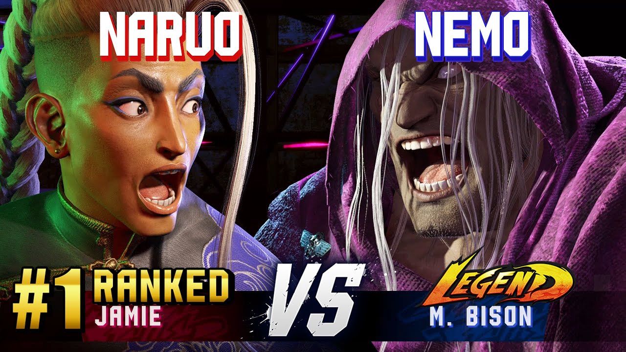 SF6 ▰ NARUO (#1 Ranked Jamie) vs NEMO (M.Bison) ▰ High Level Gameplay