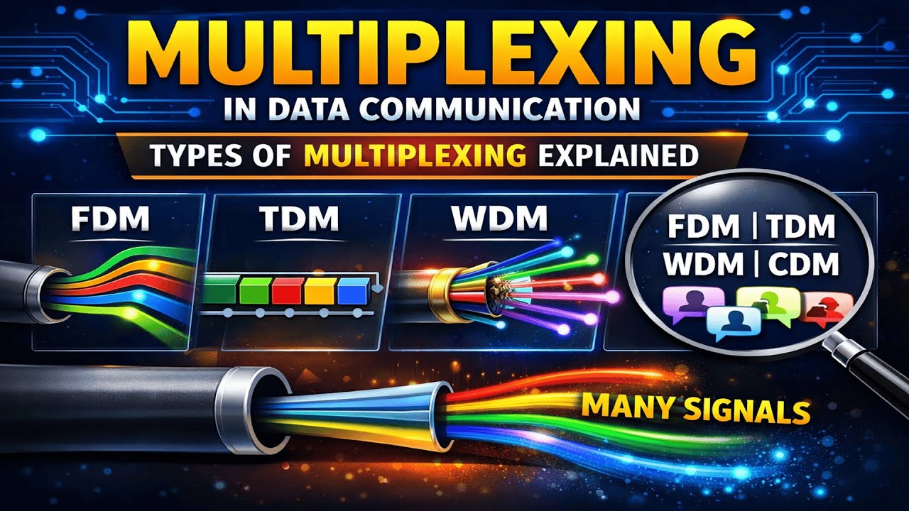Multiplexing in Data Communication | Types of Multiplexing Explained