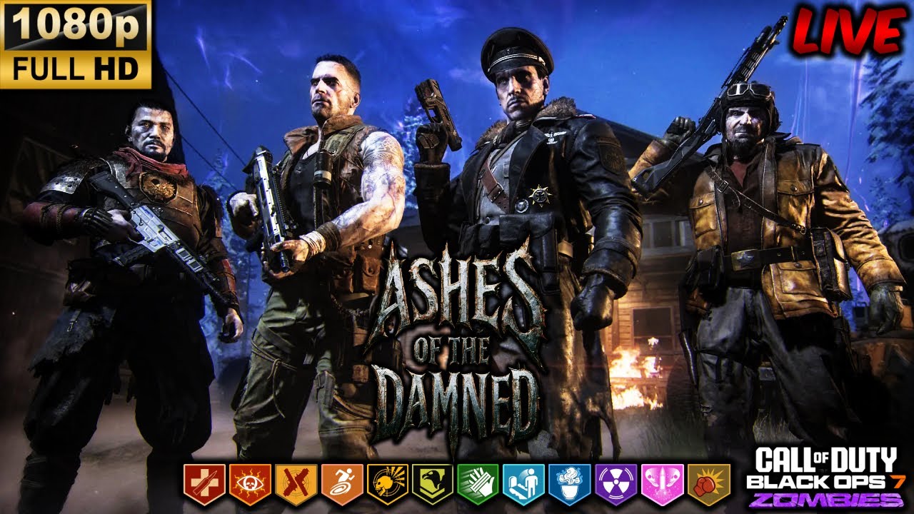 BO7 *ASHES OF THE DAMNED* GAMEPLAY!! (FIRST IMPRESSIONS) BLACK OPS 7 ZOMBIES (LIVESTREAM) 1440p