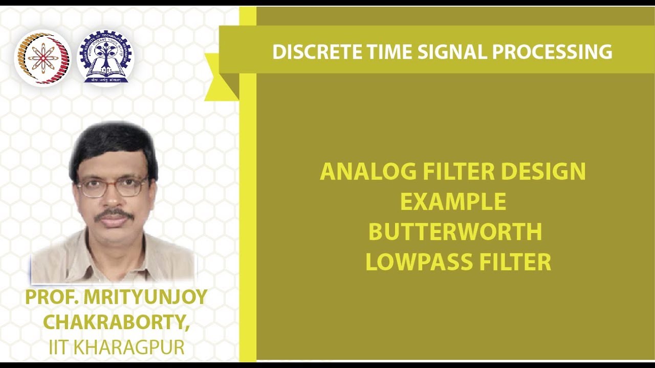 Analog Filter Design Example Butterworth Lowpass Filter