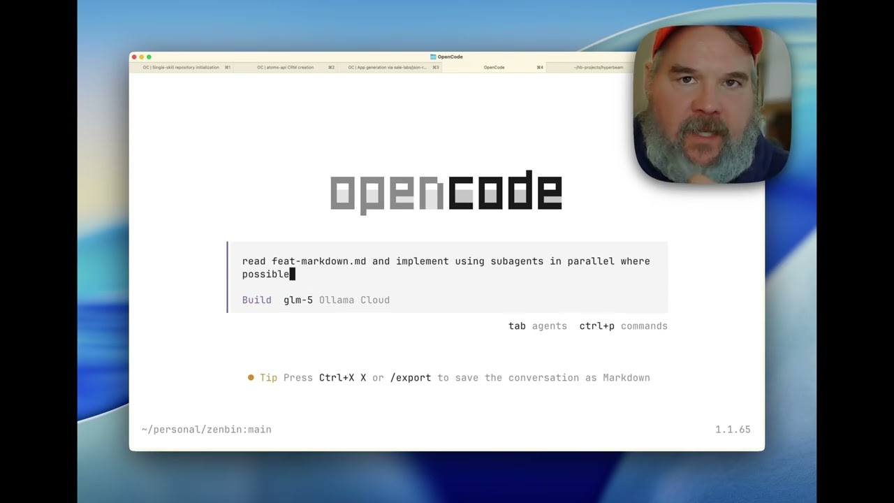 How I write code with agents using OpenCode 2/13/26