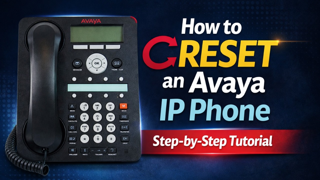 How to Reset an Avaya IP Phone Step by Step Guide