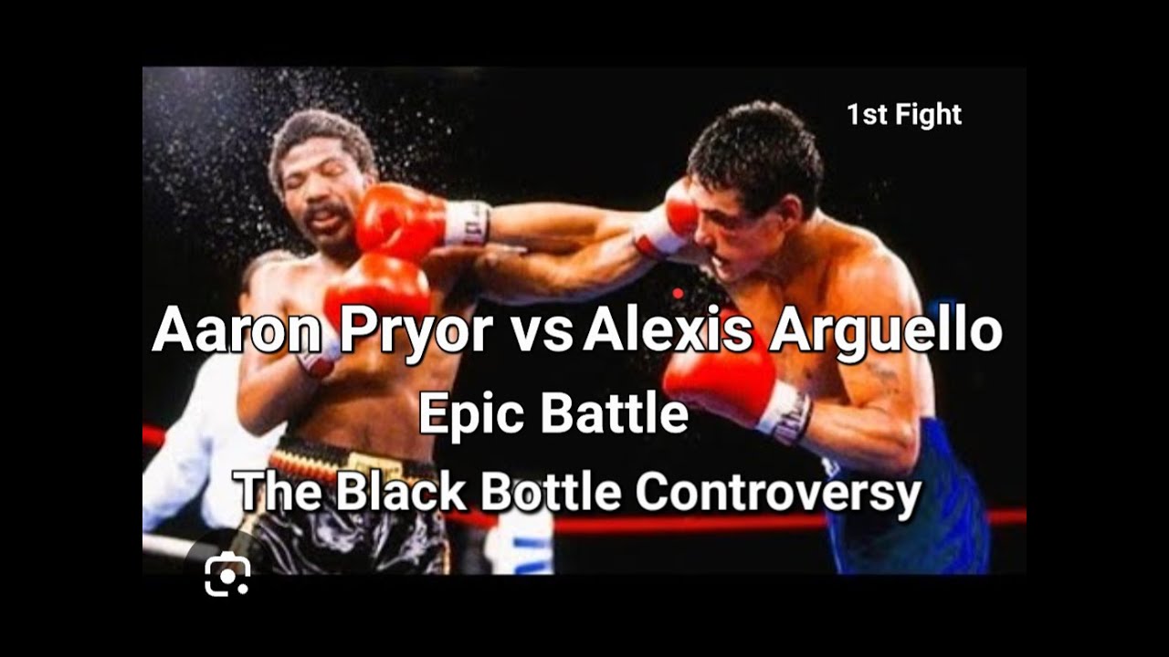 Aaron Pryor vs Alexis Arguello 1 | Epic Battle | Controversy! Pryor Drinks the Secret Water Bottle!