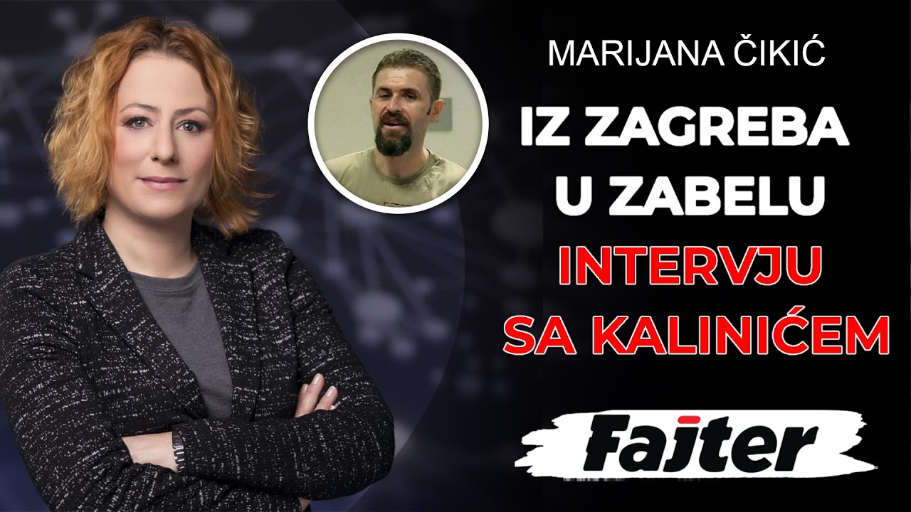 ZAGREBAČKA NOVINARKA MARIJANA ČIKIĆ U ZATVORU ZABELA SA SRETKOM KALINIĆEM