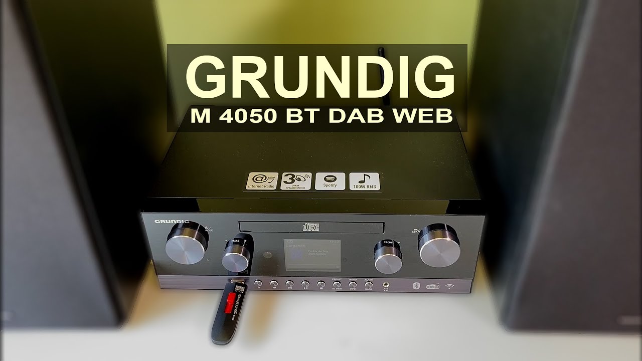 Tu pequeña JOYA HiFi en casa: GRUNDIG M4050 BT DAB