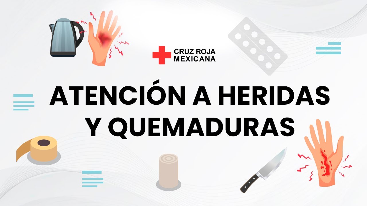 ¿Cómo atender una herida o quemadura? #Limpieza