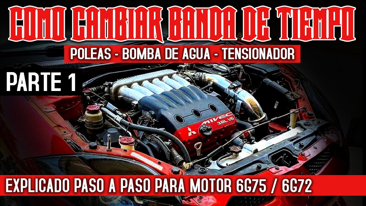 Como cambiar la banda de tiempo Explicado Parte1| Mitsubishi Eclipse 4G & 3G