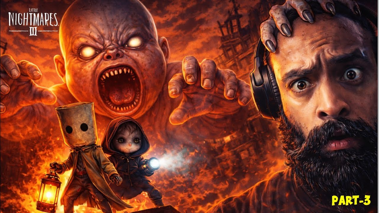 Gaint Baby Little NIGHTMARE III Horror Gameplay 
