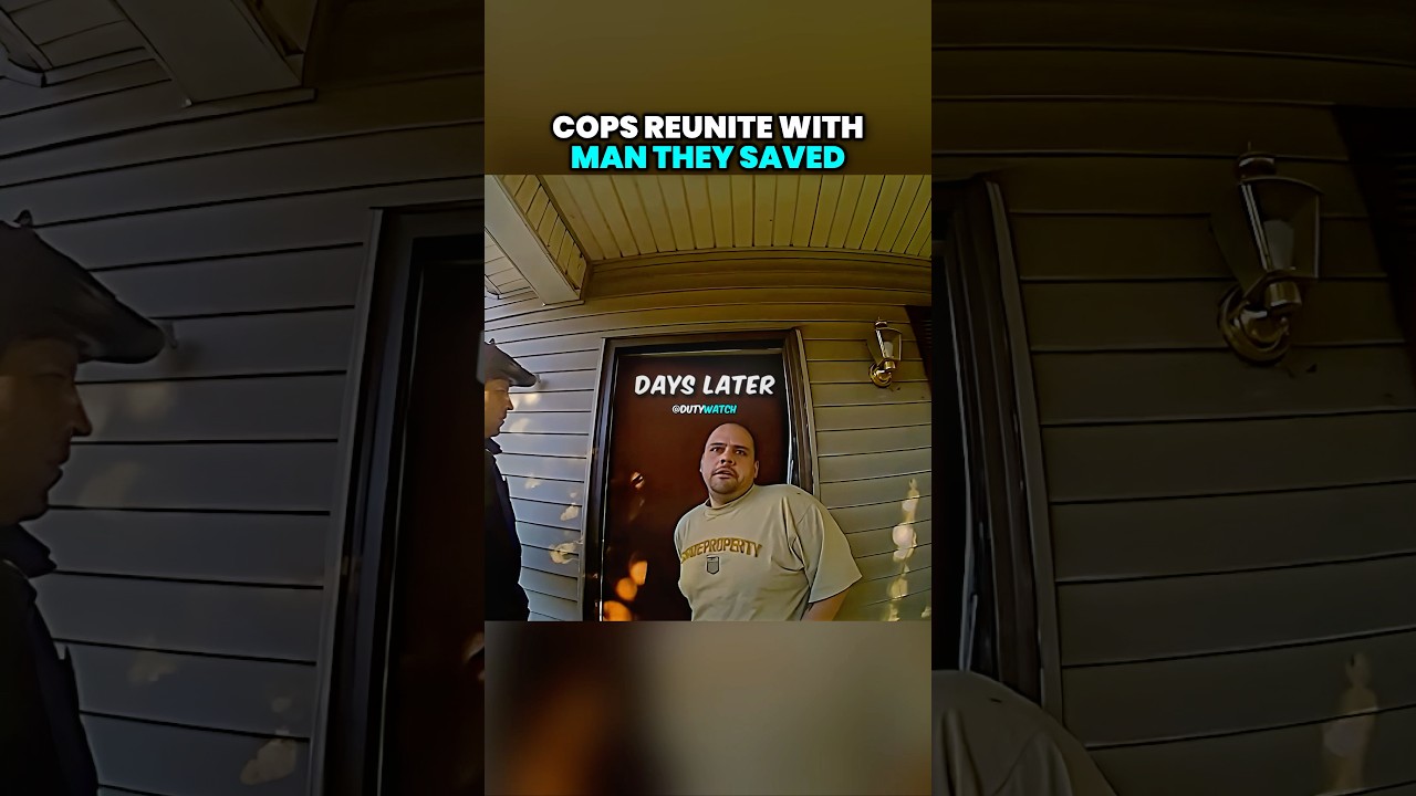 Cops Reunite With Man They Saved 🥹