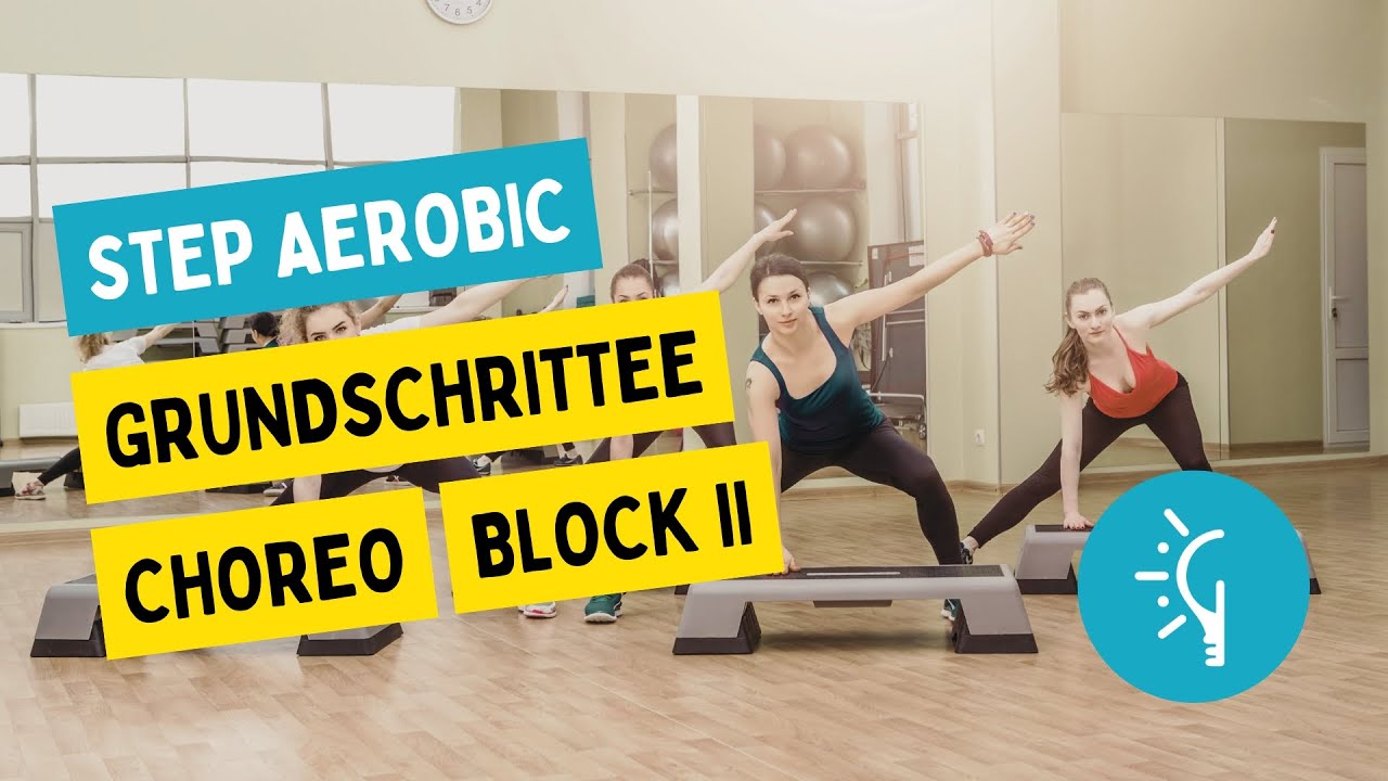Step-Aerobic Block 2 – Aufbaumodul mit 127 BPM (inkl. Unterrichtsmaterial)