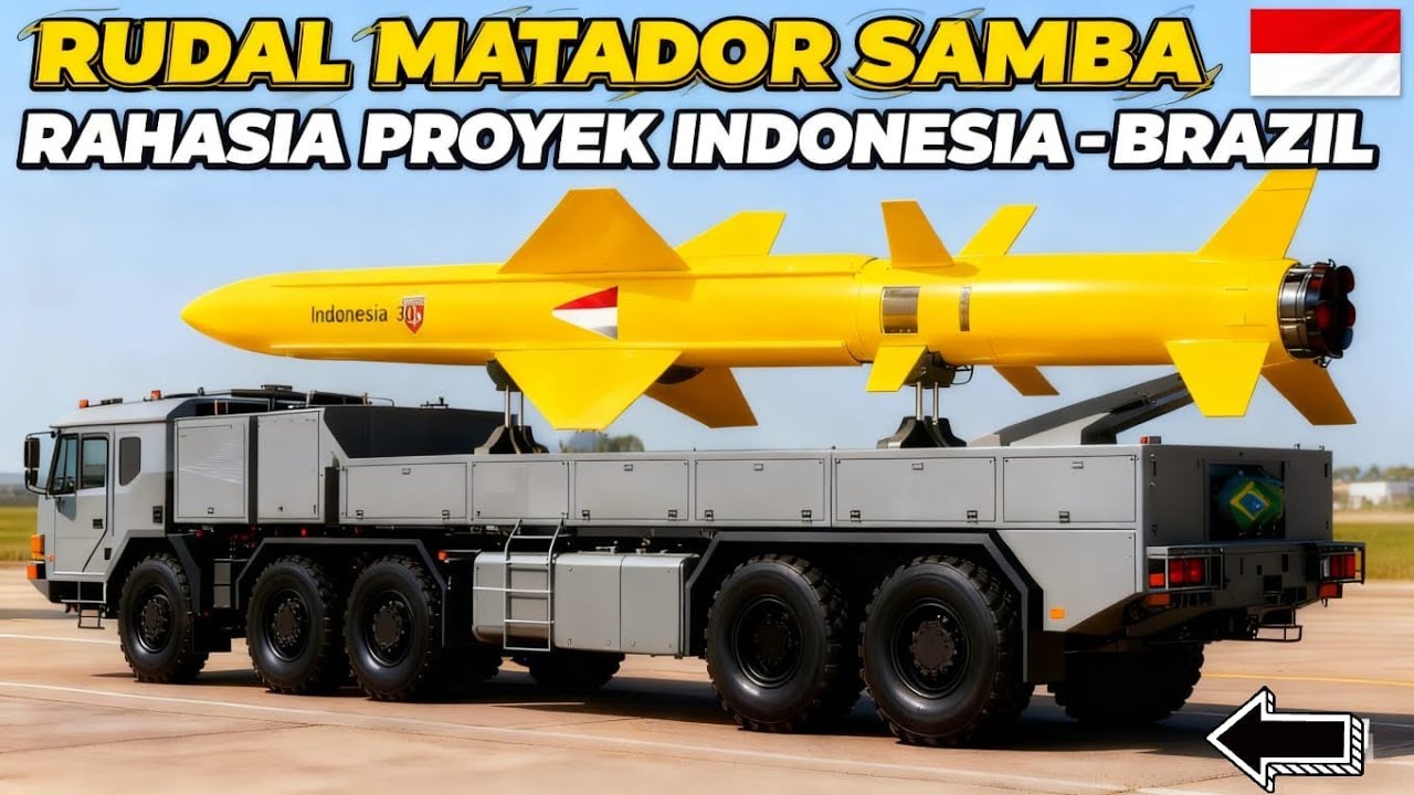 Kejutan Besar! Indonesia & Brasil Siapkan Proyek Rudal 300 KM?