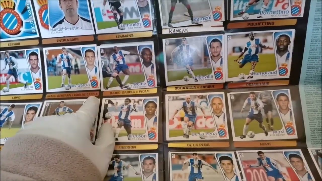 UNBOXING LIGA ESTE 2004-05 COLECCIÓN INCOMPLETA STICKERS |PANINI