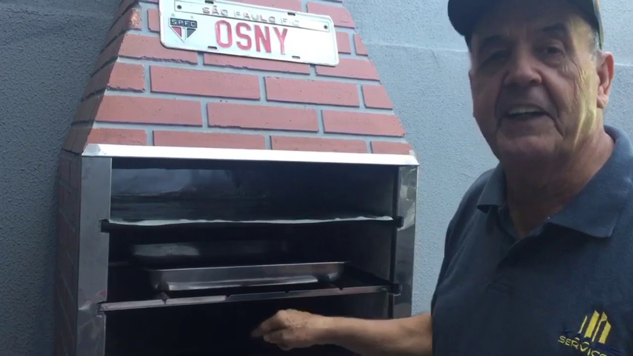 FORNO NA CHURRASQUEIRA