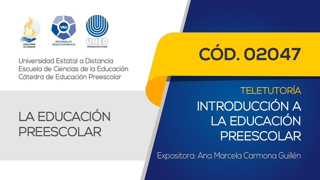 02047 Introducci&oacute;n a la Educaci&oacute;n Preescolar 26-02-19