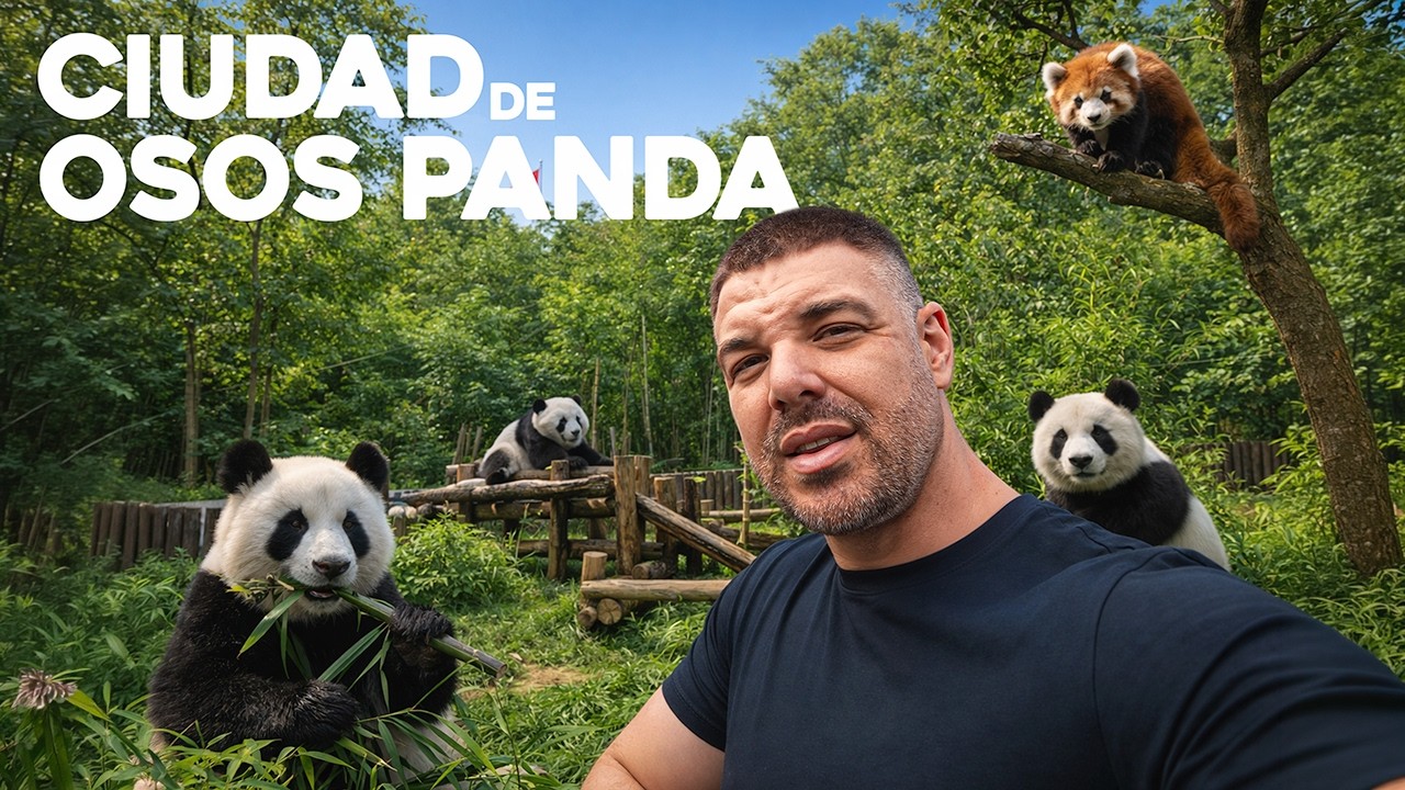 Visit&eacute; la Ciudad de los OSOS PANDA en China 🐼 🇨🇳