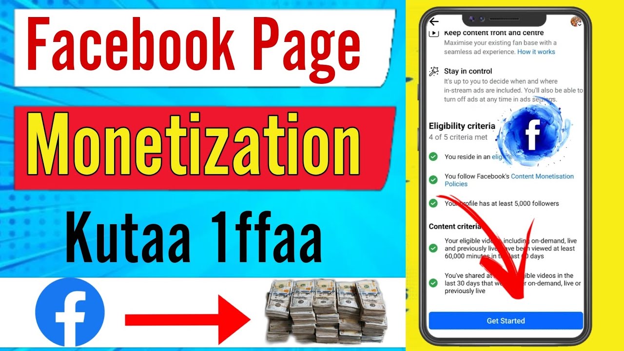 Akkata Facebook Monetization Guutan kutaa 1ffaa