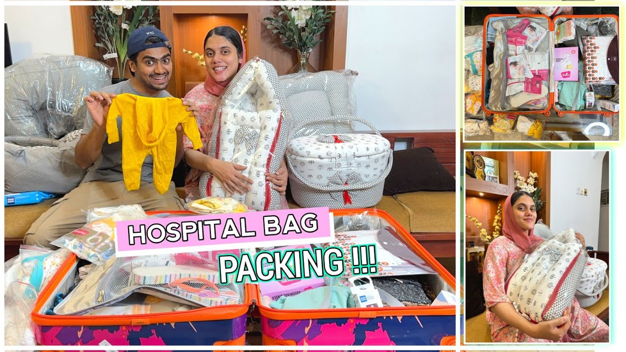 Hospital Bag Packing | Delivery Date അടുത്തു 🥺| What's in My Delivery Bag 😍