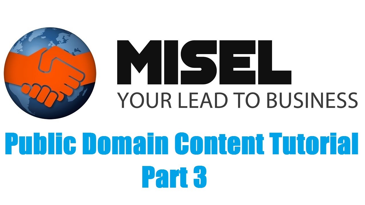 Public Domain Content Tutorial Part 3 - Profiting From Public Domain Material