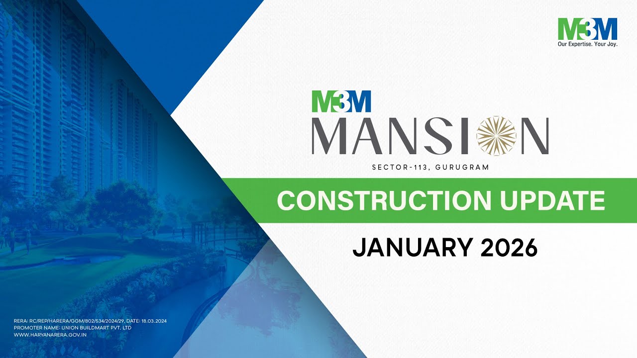 M3M Mansion &ndash; Construction Update January 2026