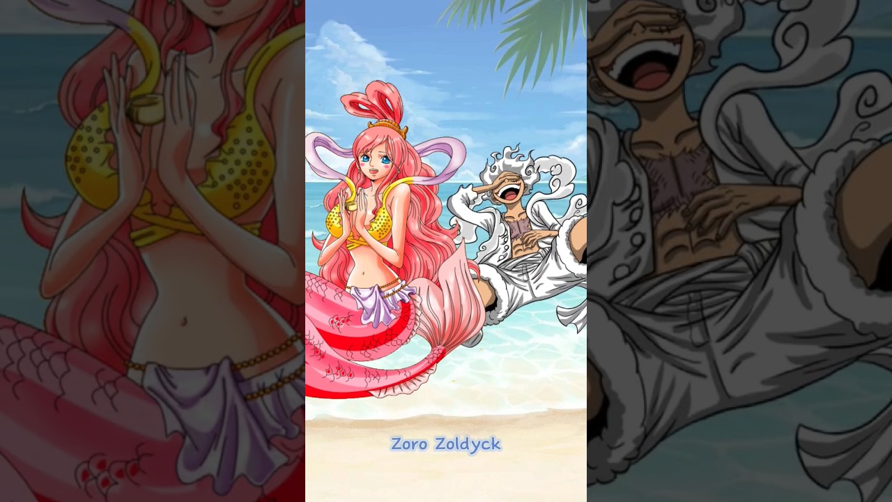 Shirahoshi (Poseidon) vs one piece || #whoisstrongest #shirahoshi #luffy #zoro #onepiece #shorts