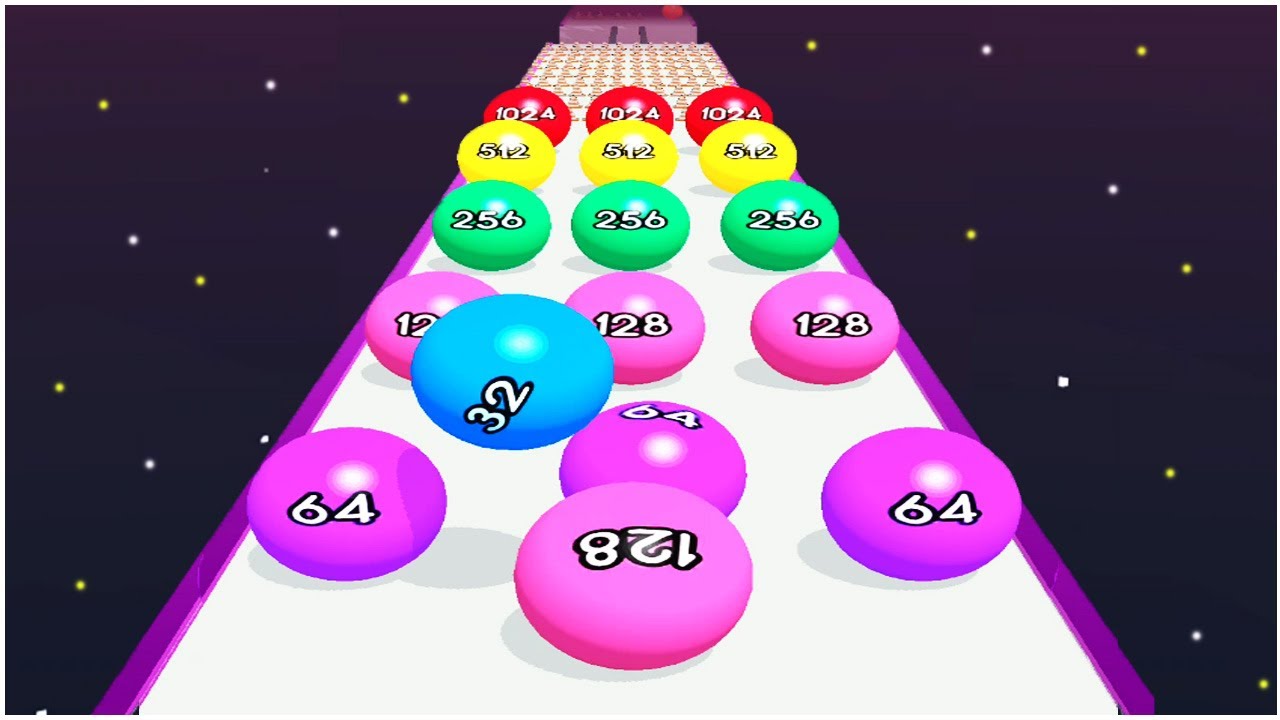 Ball Run 2048 Ball Games 3D - Gameplay Walkthrough - Levels 41-60