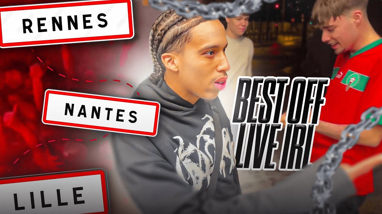 J'AI FAIS 3 LIVES IRL DANS 3 VILLES EN FRANCE GRACE À UN RAPPEUR