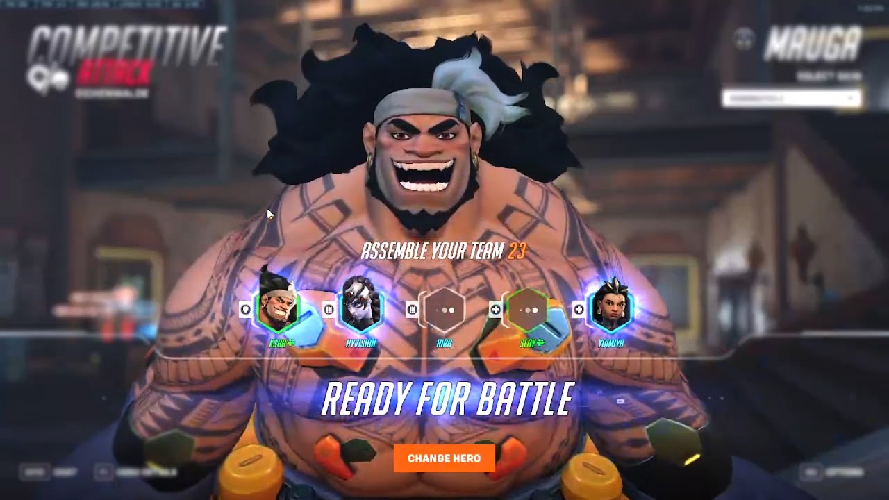 WHAT PRO MAUGA LOOKS LIKE IN OW 2 - KSAA! OVERWATCH 2 SEASON 8 TOP 500
