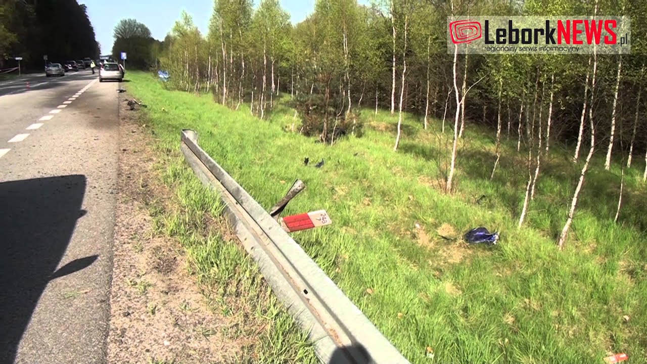 Śmierć motocyklisty na DK6 - 2015-05-03 - www.LeborkNEWS.pl