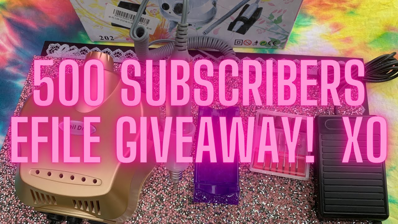 💕 500 Subscribers Efile Giveaway! ( Now Closed.) | It’s Happened You Guys! 😳🙈🤧😘💕