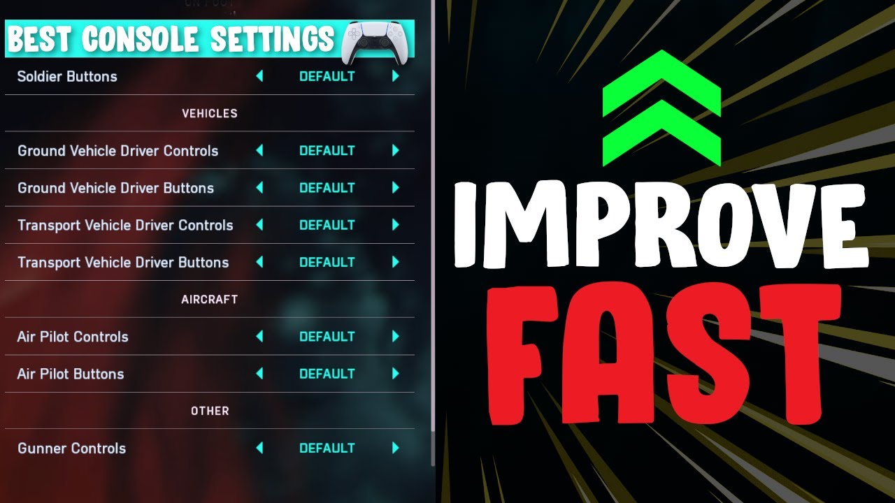 Battlefield 2042 Best Console Settings for Aiming & Movement PS5 XBOX
