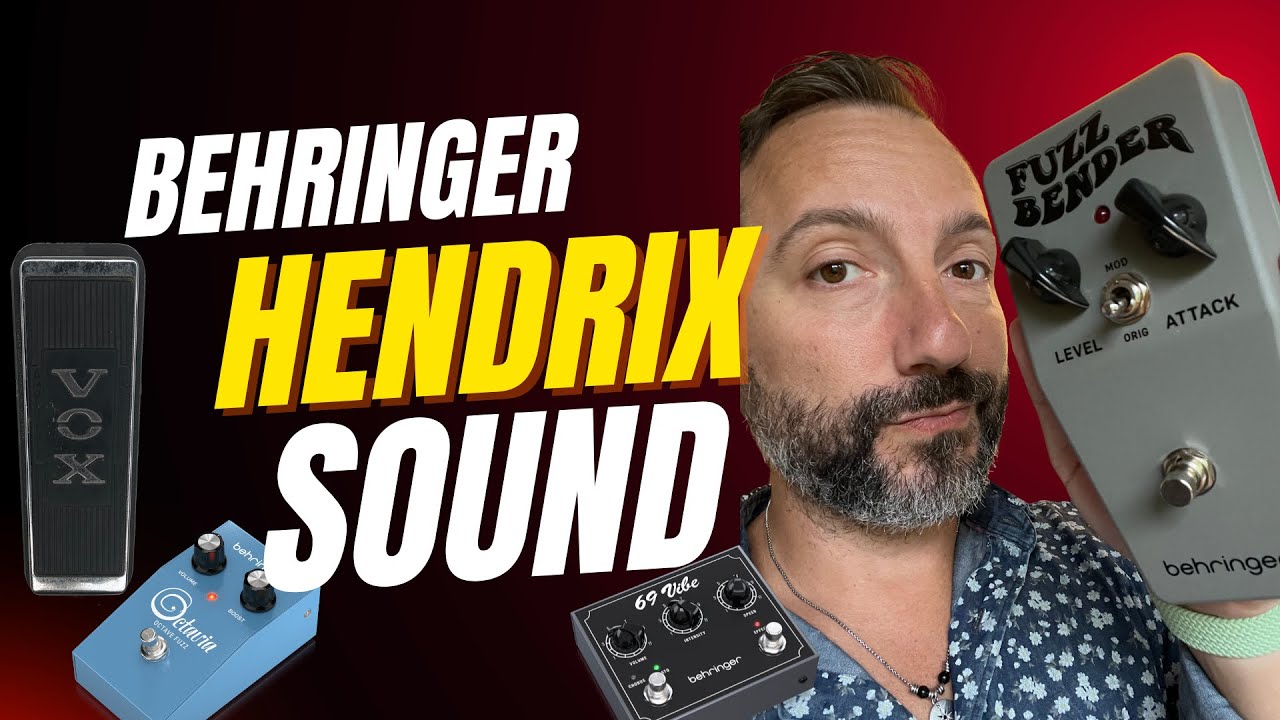 Hendrix sound test with Behringer pedals