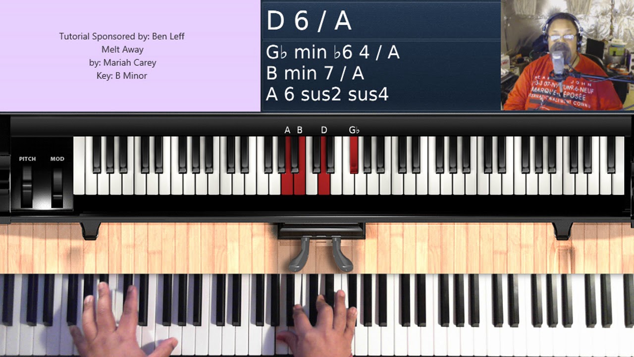 Melt Away (by Mariah Carey) - Piano Tutorial