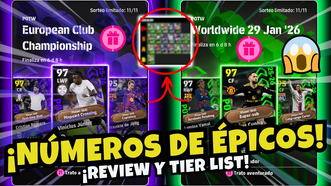 🔥 ¡CARTAS TOP EN LOS POTW! ¿VALEN LA PENA? 🔥 | ANÁLISIS Y TIER LIST | EFOOTBALL 2026