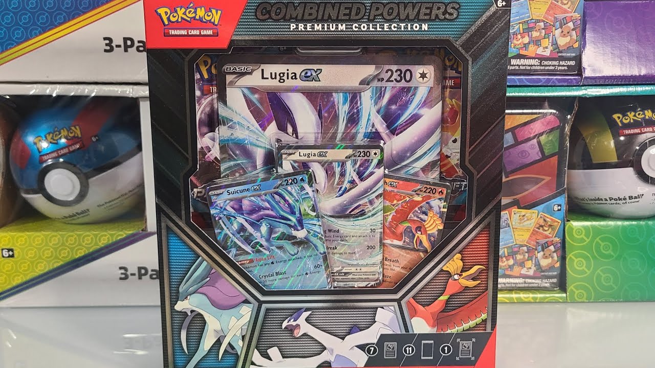 Открытие коробки премиум-коллекции Pokémon Combined Powers